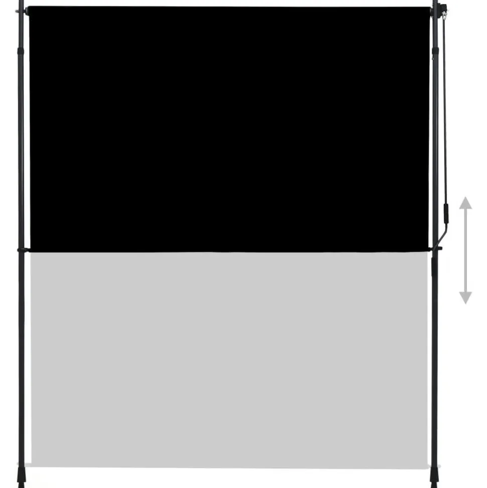 Ulkorullaverho 200x270 cm antrasiitti