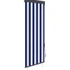 Ulkorullaverho 60x250 cm sininen ja valkoinen