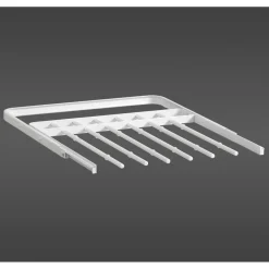 Ulosvedettävä housuripustin Elfa 40 Classic 449x430x24 mm valkoinen