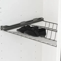 Ulosvedettävä kenkähylly Norscan Roller, M50, antrasiitti