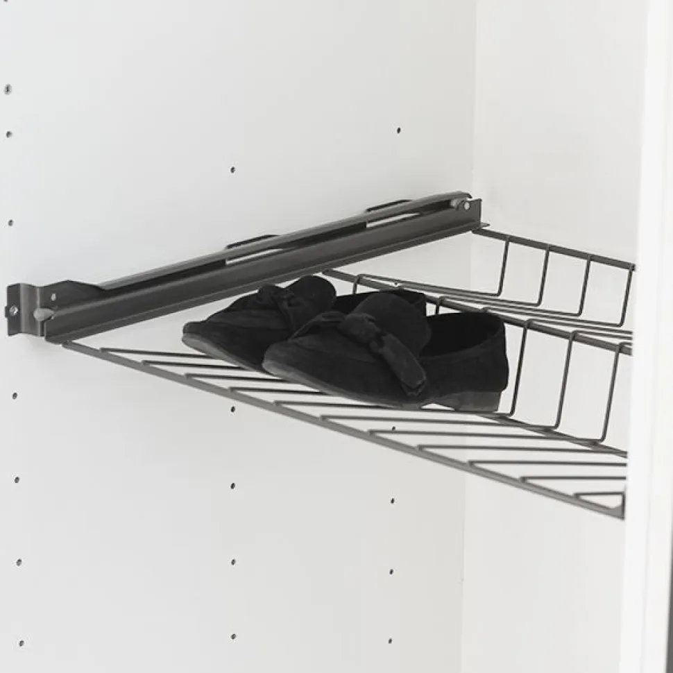 Ulosvedettävä kenkähylly Norscan Roller, M50, antrasiitti