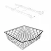 Ulosvedettävä lankakori Norscan Roller M60 500x150 mm valkoinen