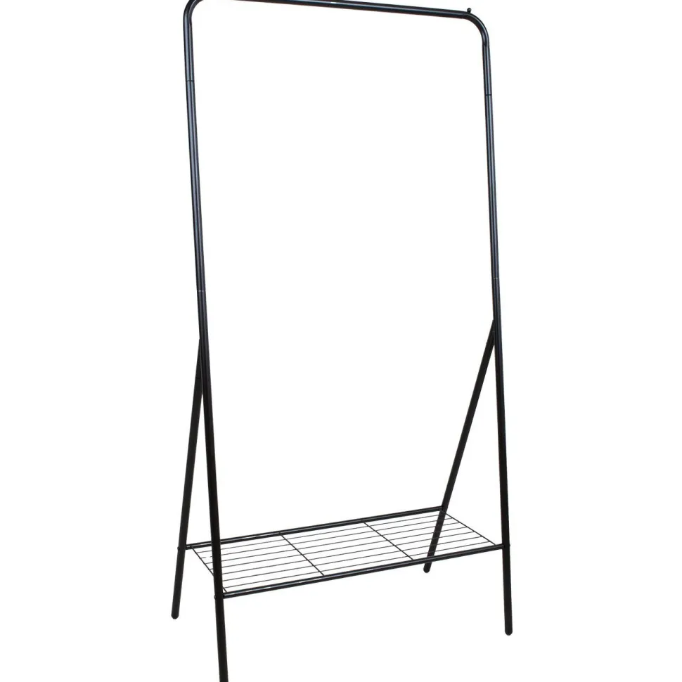 Vaatejärjestelijä Home4You FERGAL 85x48xK169 cm, musta