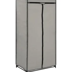 Vaatekaapit 2 kpl harmaa 75cm