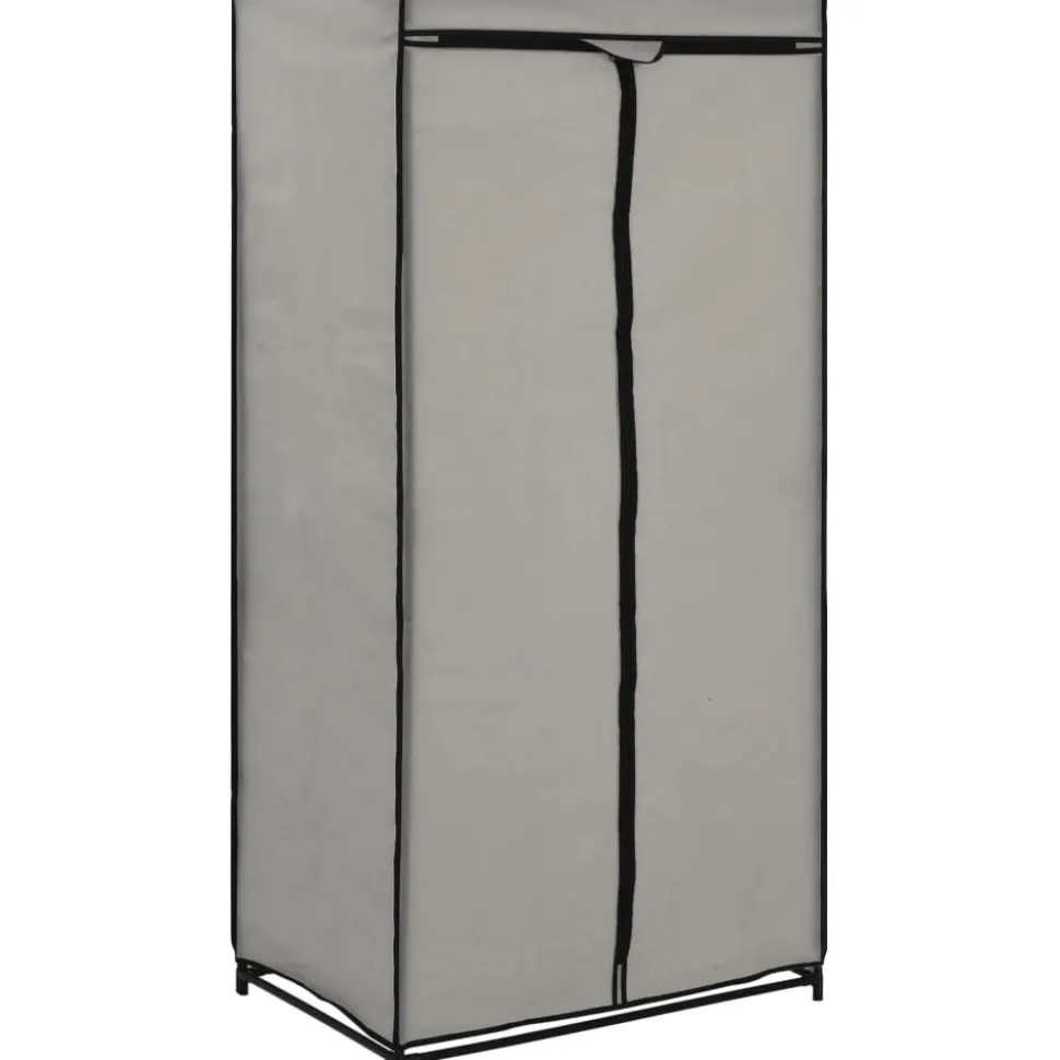 Vaatekaapit 2 kpl harmaa 75cm