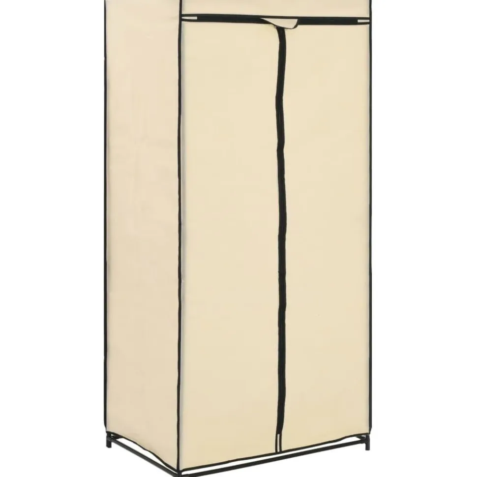 Vaatekaapit 2 kpl kerma 75cm