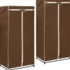 Vaatekaapit 2 kpl ruskea 75cm