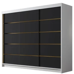 Vaatekaappi AMBER 250 VII, eri värivaihtoehtoja