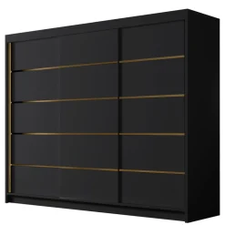 Vaatekaappi AMBER 250 VII, eri värivaihtoehtoja