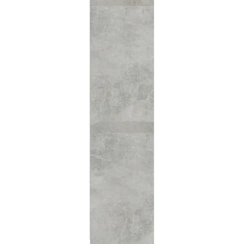 Vaatekaappi betoninharmaa 100cm lastulevy