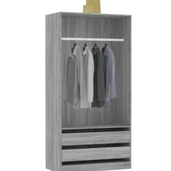 Vaatekaappi 100cm eri värejä