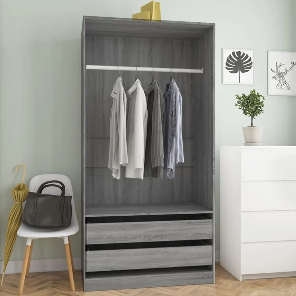 Vaatekaappi 100cm eri värejä