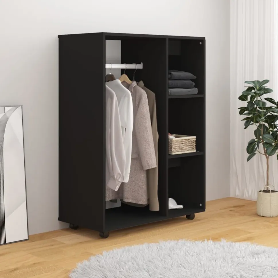 Vaatekaappi 80cm lastulevy tammi