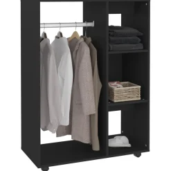 Vaatekaappi 80cm lastulevy tammi