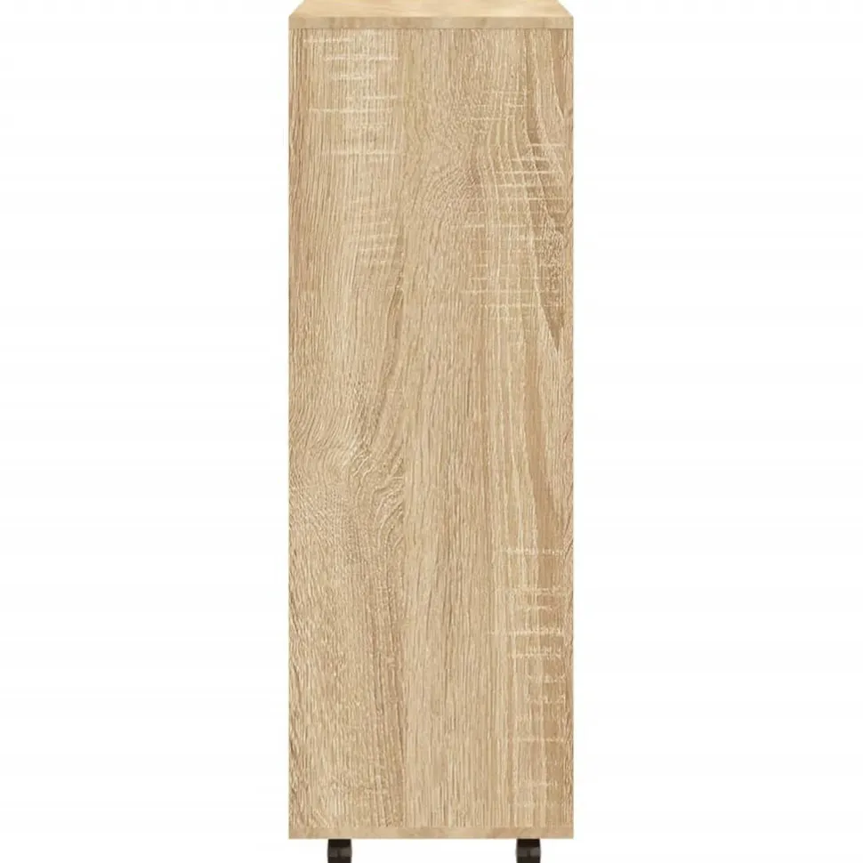 Vaatekaappi 80cm lastulevy tammi