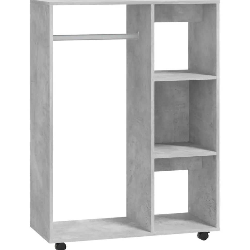 Vaatekaappi 80cm lastulevy tammi