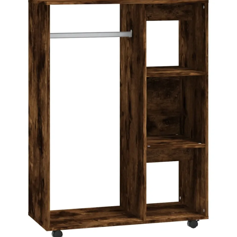 Vaatekaappi 80cm lastulevy tammi