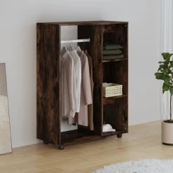 Vaatekaappi 80cm lastulevy tammi