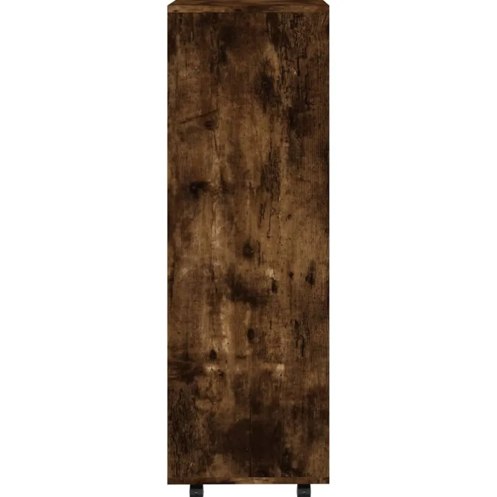 Vaatekaappi 80cm lastulevy tammi