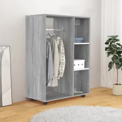 Vaatekaappi 80cm lastulevy tammi