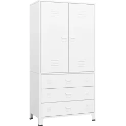 Vaatekaappi 90cm metalli eri värejä