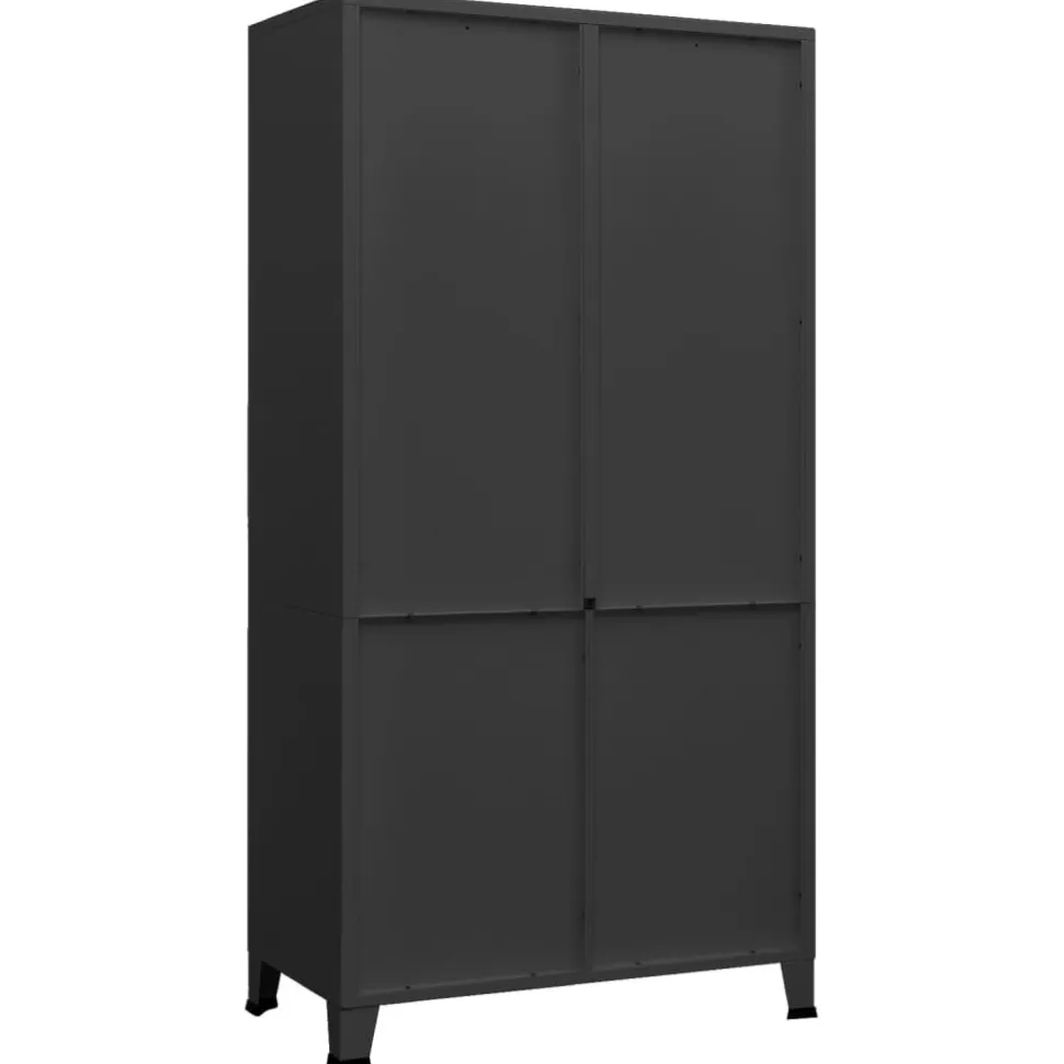 Vaatekaappi 90cm metalli eri värejä