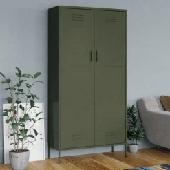 Vaatekaappi 90cm teräs eri värejä