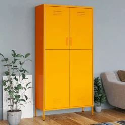 Vaatekaappi 90cm teräs eri värejä