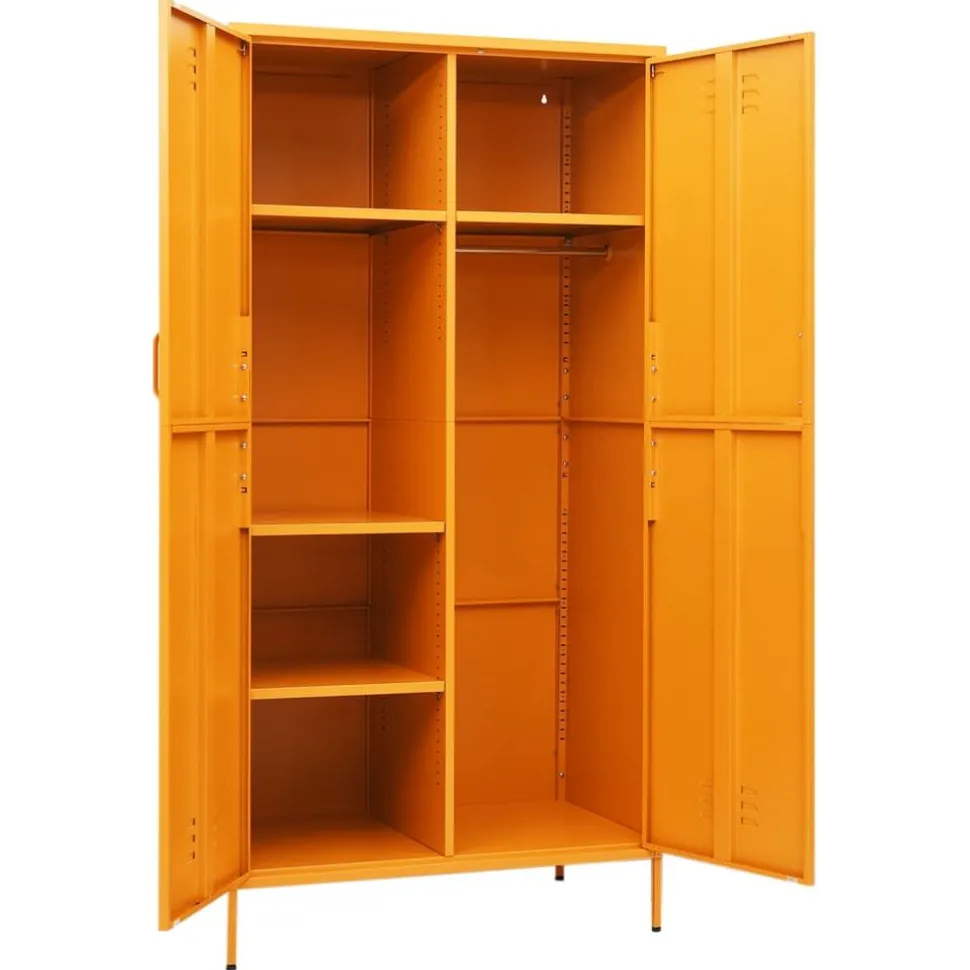 Vaatekaappi 90cm teräs eri värejä