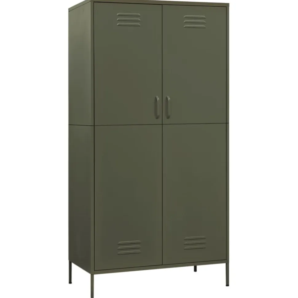 Vaatekaappi 90cm teräs eri värejä