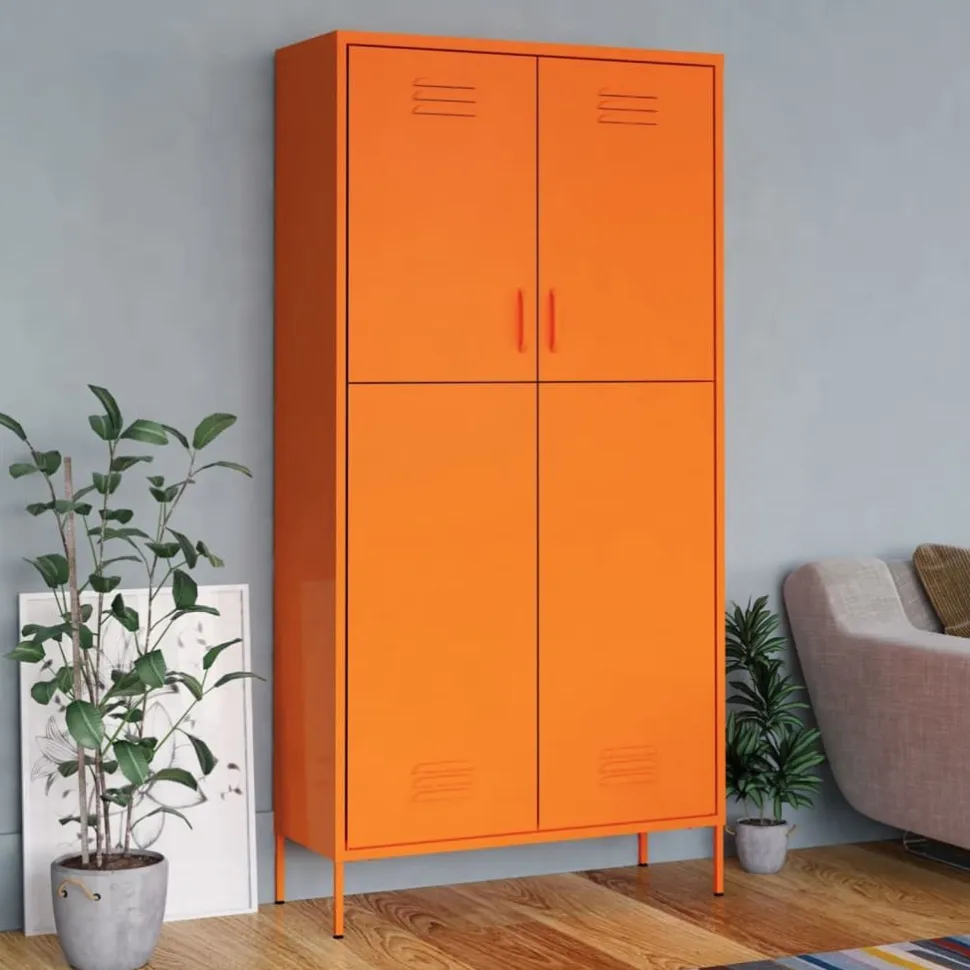 Vaatekaappi 90cm teräs eri värejä
