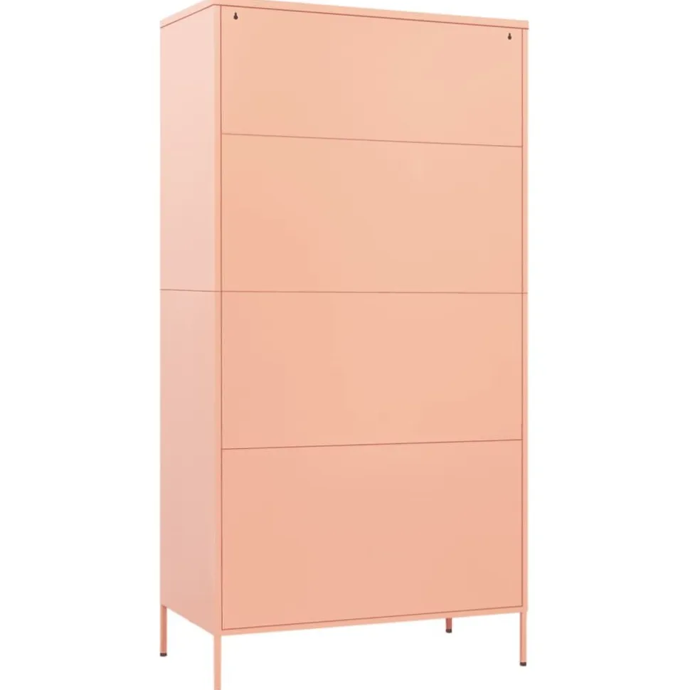 Vaatekaappi 90cm teräs eri värejä