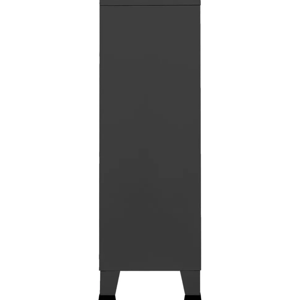 Vaatekaappi 67cm teräs valkoinen