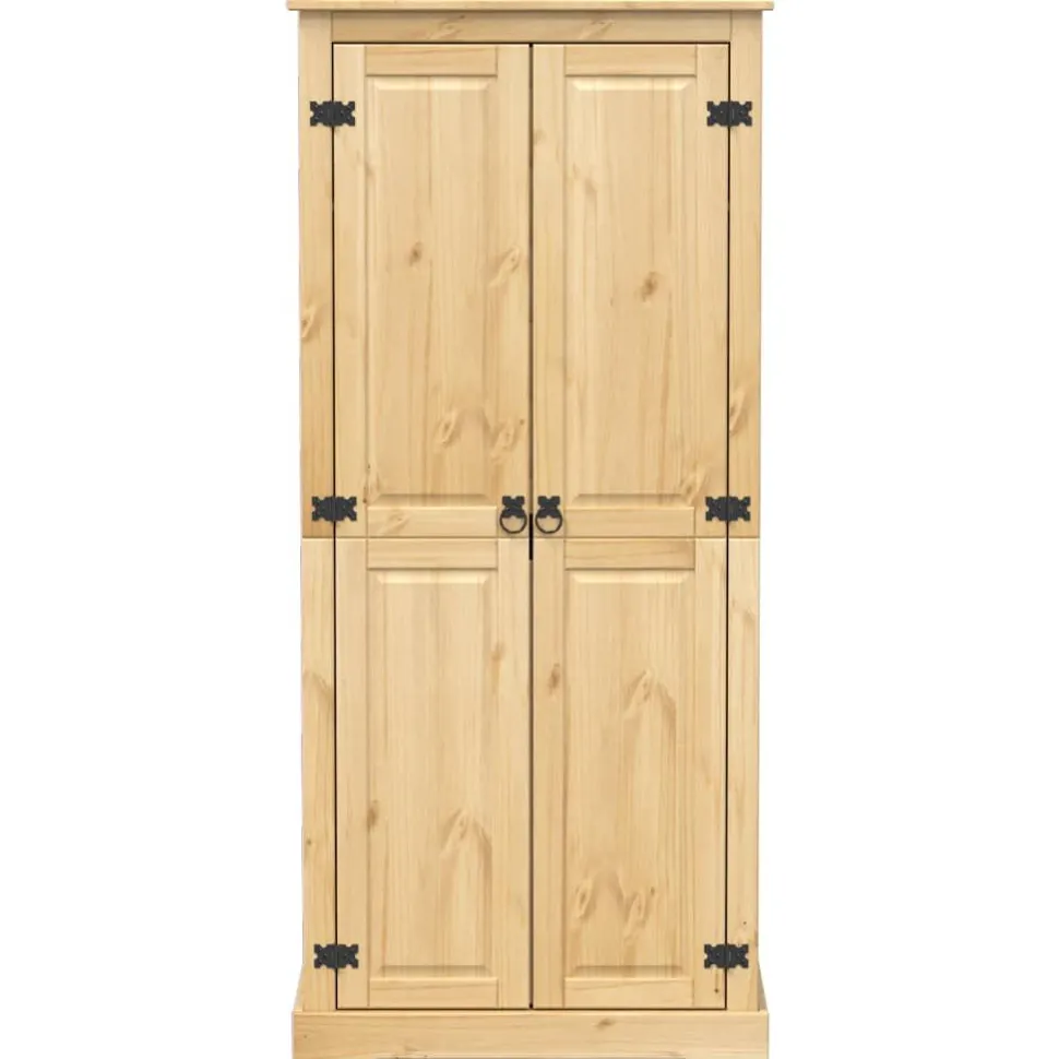 Vaatekaappi Corona 76x50x170 cm täysi mänty (02769)