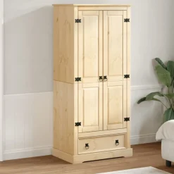 Vaatekaappi Corona 76x50x170 cm täysi mänty (02768)