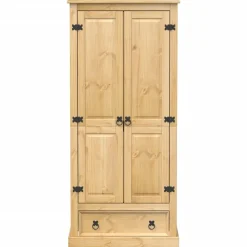 Vaatekaappi Corona 76x50x170 cm täysi mänty (02768)