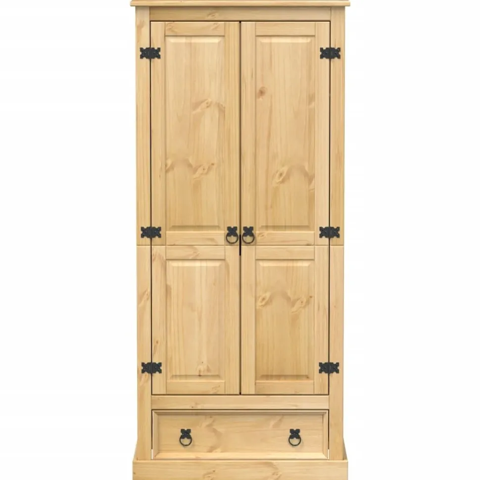 Vaatekaappi Corona 76x50x170 cm täysi mänty (02768)