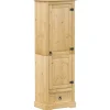 Vaatekaappi Corona 55x38x170 cm täysi mänty (02767)