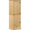 Vaatekaappi Corona 55x50x170 cm täysi mänty (02766)