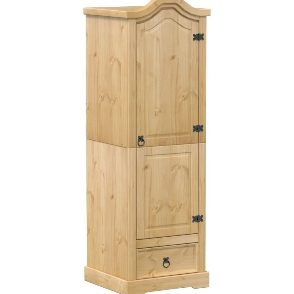 Vaatekaappi Corona 55x52x170 cm täysi mänty (02765)