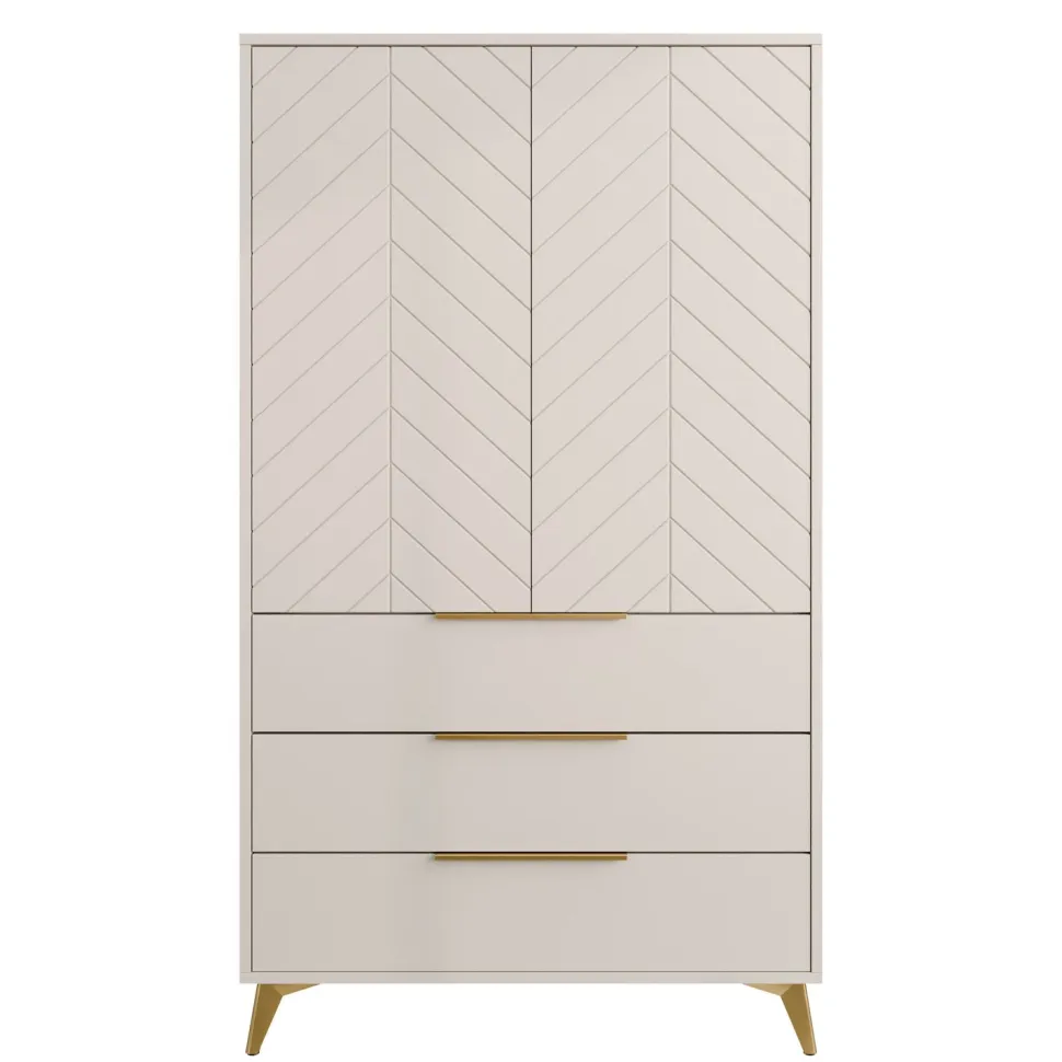 Vaatekaappi 2D3SZ XYLIX, beige (0643)