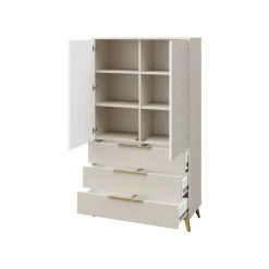 Vaatekaappi 2D3SZ XYLIX, beige (0643)