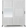Vaatekaappi Linento Furniture Pasific Home Fuga, 150cm, valkoinen