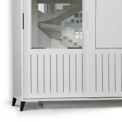 Vaatekaappi Linento Furniture Pasific Home Fuga, 150cm, valkoinen