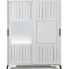 Vaatekaappi Linento Furniture Pasific Home Fuga, 140cm, valkoinen
