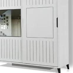 Vaatekaappi Linento Furniture Pasific Home Fuga, 140cm, valkoinen