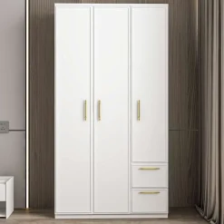 Vaatekaappi Linento Furniture Vespera, 90x171.8cm, valkoinen
