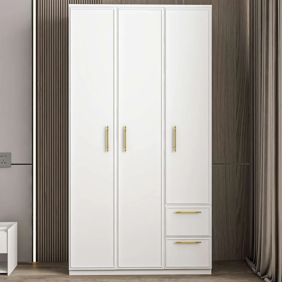 Vaatekaappi Linento Furniture Vespera, 90x171.8cm, valkoinen