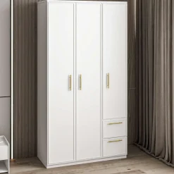 Vaatekaappi Linento Furniture Vespera, 90x171.8cm, valkoinen