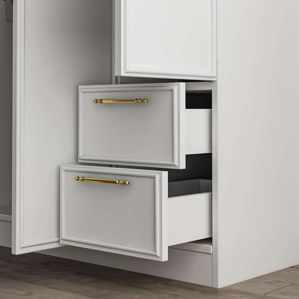Vaatekaappi Linento Furniture Vespera, 90x171.8cm, valkoinen